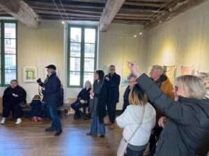 Utställningsbesökare