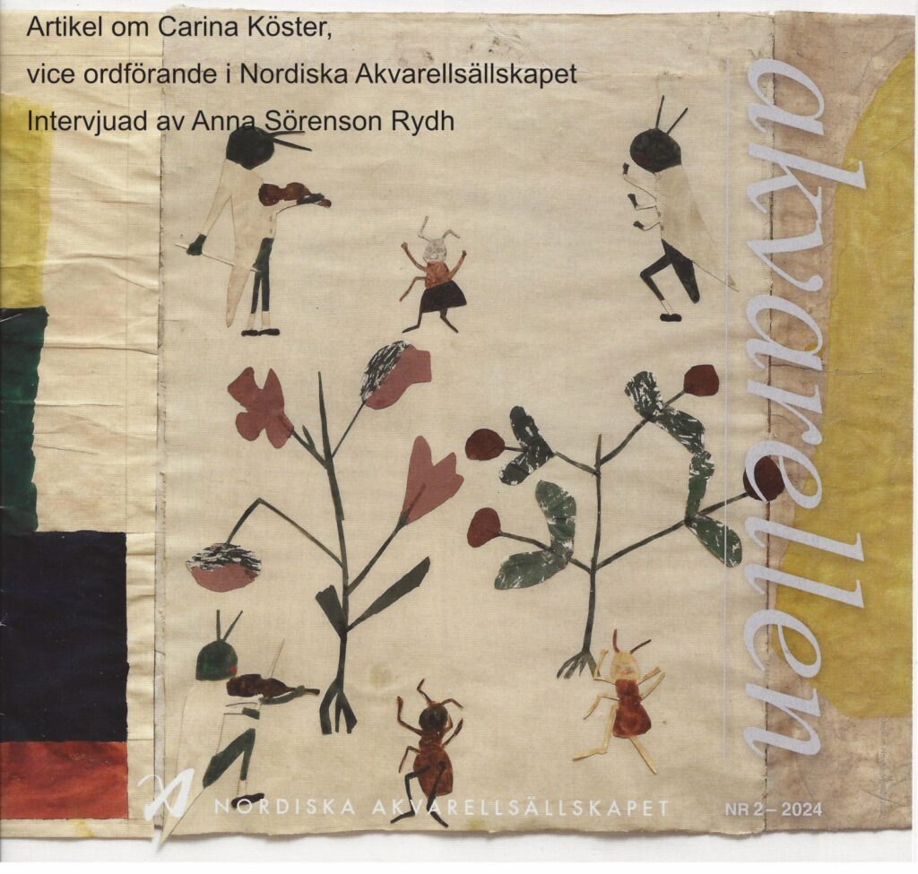 Carina Köster, artikel i Akvarellen nr 2 2024